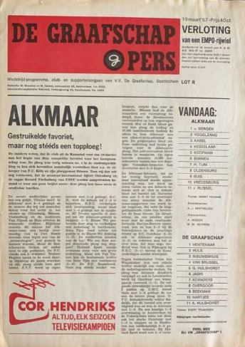 AZ Programma 19-maa-1967 Graafschap uit